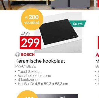 Keramische kookplaat pkf611bb2e
