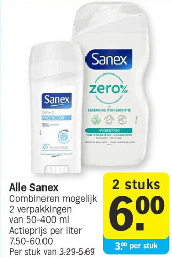 Albert Heijn Alle sanex aanbieding