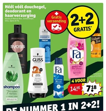 Kruidvat Héél véél douchegel, deodorant en haarverzorging aanbieding