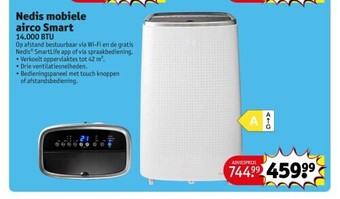 Kruidvat Nedis mobiele airco smart aanbieding
