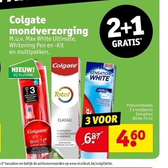 Kruidvat Colgate mondverzorging aanbieding