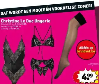 Christine le duc lingerie