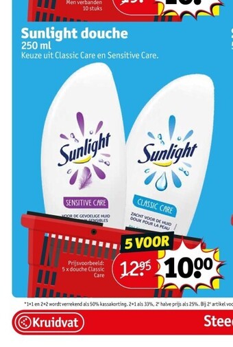 Kruidvat Sunlight douche 250 ml aanbieding