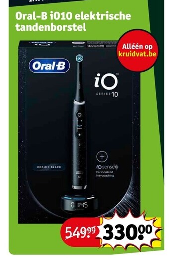Kruidvat Oral-b io10 elektrische tandenborstel aanbieding