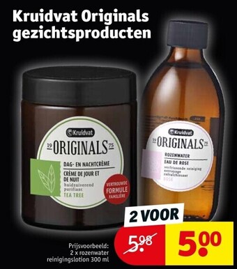 Kruidvat Kruidvat originals gezichtsproducten aanbieding