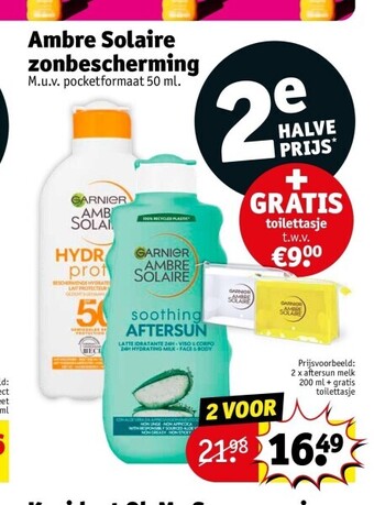 Kruidvat Ambre solaire zonbescherming aanbieding