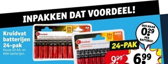 Kruidvat Kruidvat batterijen 24-pak aanbieding