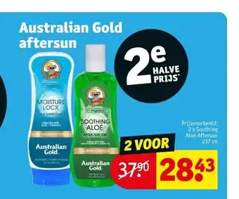 Kruidvat Australian gold aftersun aanbieding