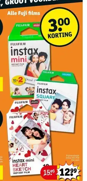 Kruidvat Alle fuji films aanbieding