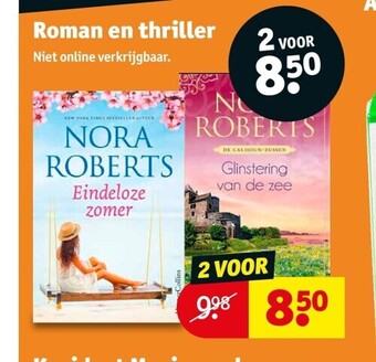 Kruidvat Roman en thriller aanbieding