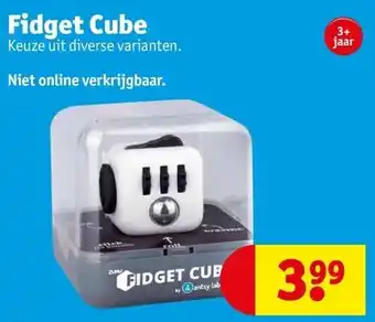 Kruidvat Fidget cube aanbieding