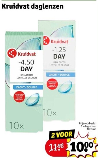 Kruidvat Kruidvat daglenzen aanbieding