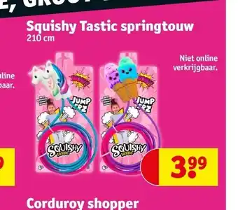 Squishy tastic springtouw 210 cm