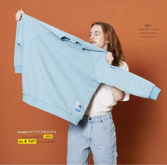 Molecule Sweater scotch& soda aanbieding