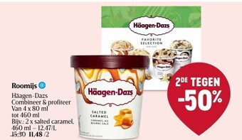 Delhaize Roomijs aanbieding