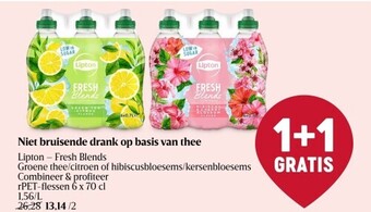 Delhaize Niet bruisende drank op basis van thee aanbieding