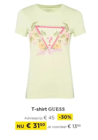 Molecule T-shirt guess aanbieding