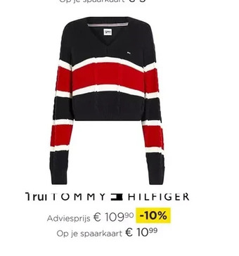 Molecule Trui tommy hilfiger aanbieding