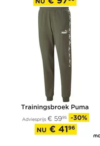Molecule Trainingsbroek puma aanbieding