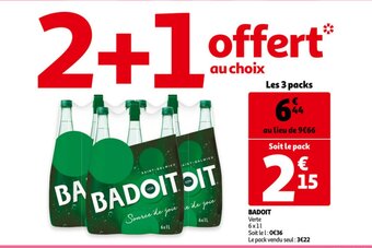 Auchan Badoit aanbieding