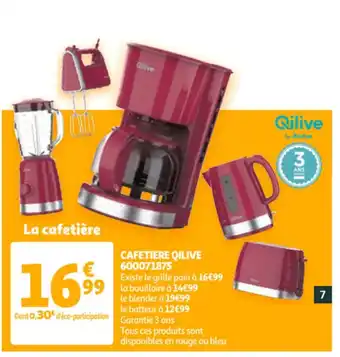 Auchan Cafetiere Qilive 600071875 aanbieding