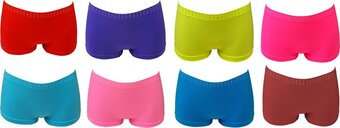 Bol.com Sweet angel dames boxershorts met strass-steentjes 8pack maat s/m aanbieding