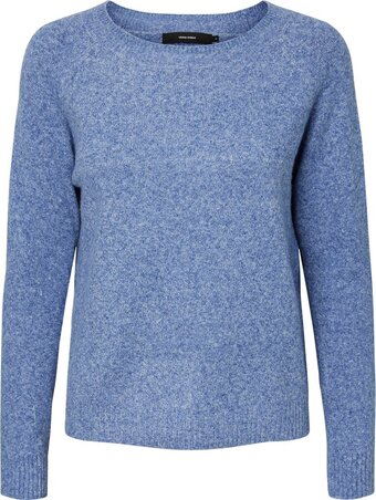 Bol.com Vero moda vmdoffy ls o-neck blouse ga noos dames trui - maat m aanbieding