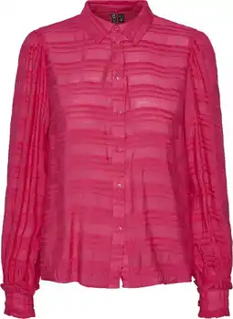 Bol.com Pieces pcbirdy ls shirt dames blouse - maat m aanbieding