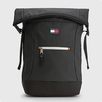Bol.com Tommy hilfiger heren rugzak textiel - zwart aanbieding