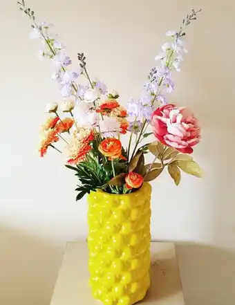 Citroenvaas - citroen vaas groot - fruitvaas xxl - all lemons - zonder pampas pluimen of droogbloemen -