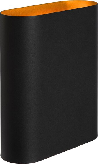 Bol.com Lucide ovalis - wandlamp - 2xe14 - zwart aanbieding