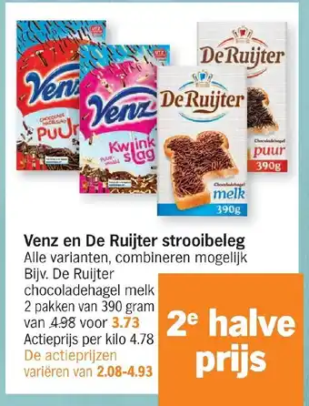Venz en De Ruijter strooibeleg