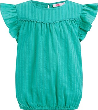 We fashion meisjes blouse met broderie anglaise