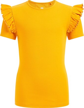 Bol.com We fashion meisjes t-shirt met ruches aanbieding