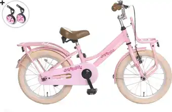 Popal cooper kinderfiets - 16 inch - roze