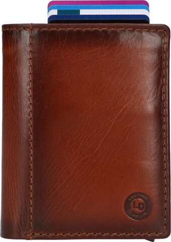 Bol.com Leather design - billfold & cardholder- portemonnee aanbieding