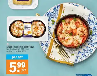 Albert Heijn Excellent scampi diabolique aanbieding