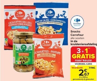 Carrefour Snacks carrefour aanbieding