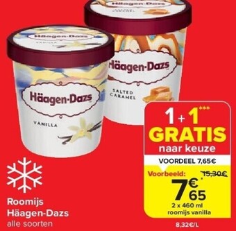 Carrefour Roomijs häagen-dazs aanbieding