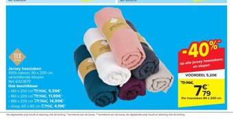 Carrefour Jersey hoeslaken aanbieding