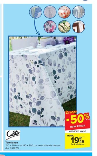 Carrefour Tafellaken aanbieding