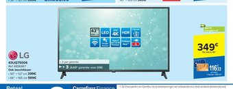 Carrefour LG 43UQ75006 aanbieding