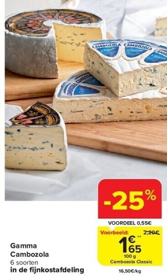 Carrefour Gamma cambozola aanbieding