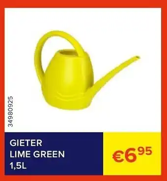 Euroshop Gieter lime green 1,5l aanbieding