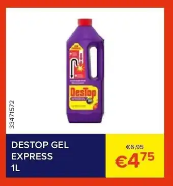 Euroshop Destop gel express 1l aanbieding