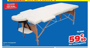 Carrefour Houten massagetafel aanbieding