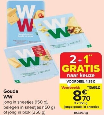 Carrefour Gouda ww aanbieding