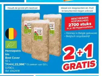 Carrefour Hennepstro bio Best Cover aanbieding