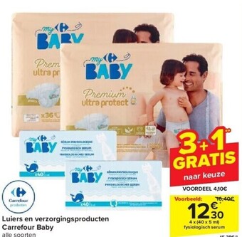 Carrefour Luiers en verzorgingsproducten carrefour baby aanbieding