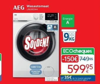 Eldi Wasautomaat 9 kg aanbieding